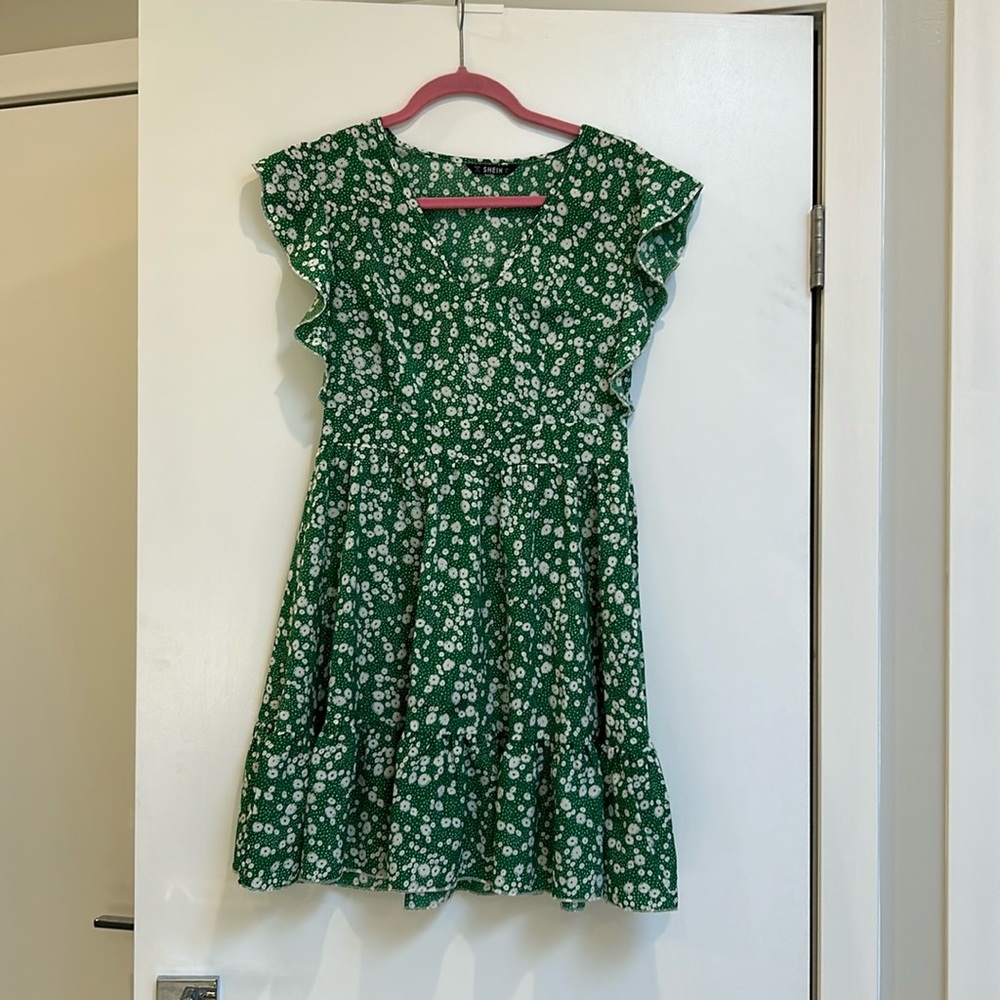 SHEIN flowered sundress small